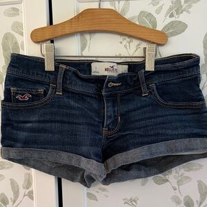 Hollister Women's Jean Shorts - Deep Blue